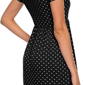 Honeyuppy - Black and White Polkadot Dress
